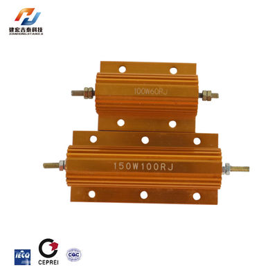 RX24 Golden Aluminum Shell Resistors For Pre Charging Circuits Of New Energy Vehicles