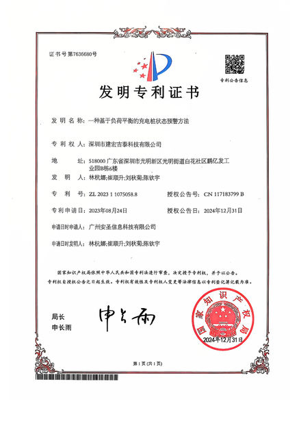 China Shenzhen Jianhong Jitai Technology Co., Ltd. certification